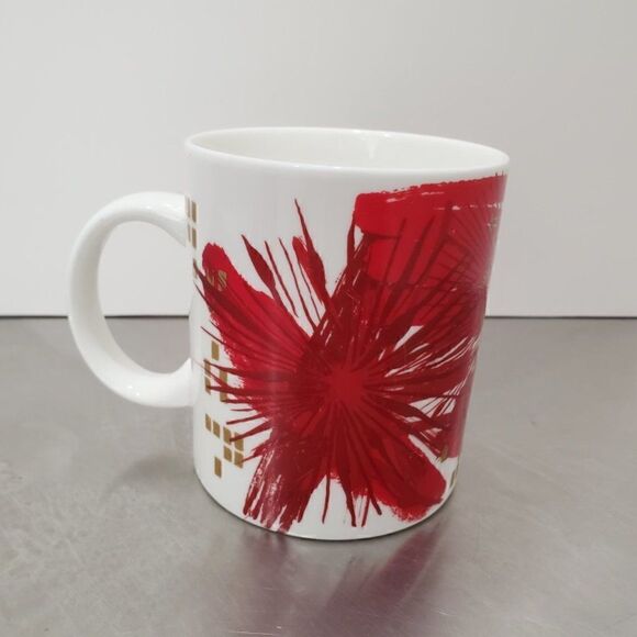 Starbucks Other - Starbucks 2014 Coffee Mug Abstract Red Starburst